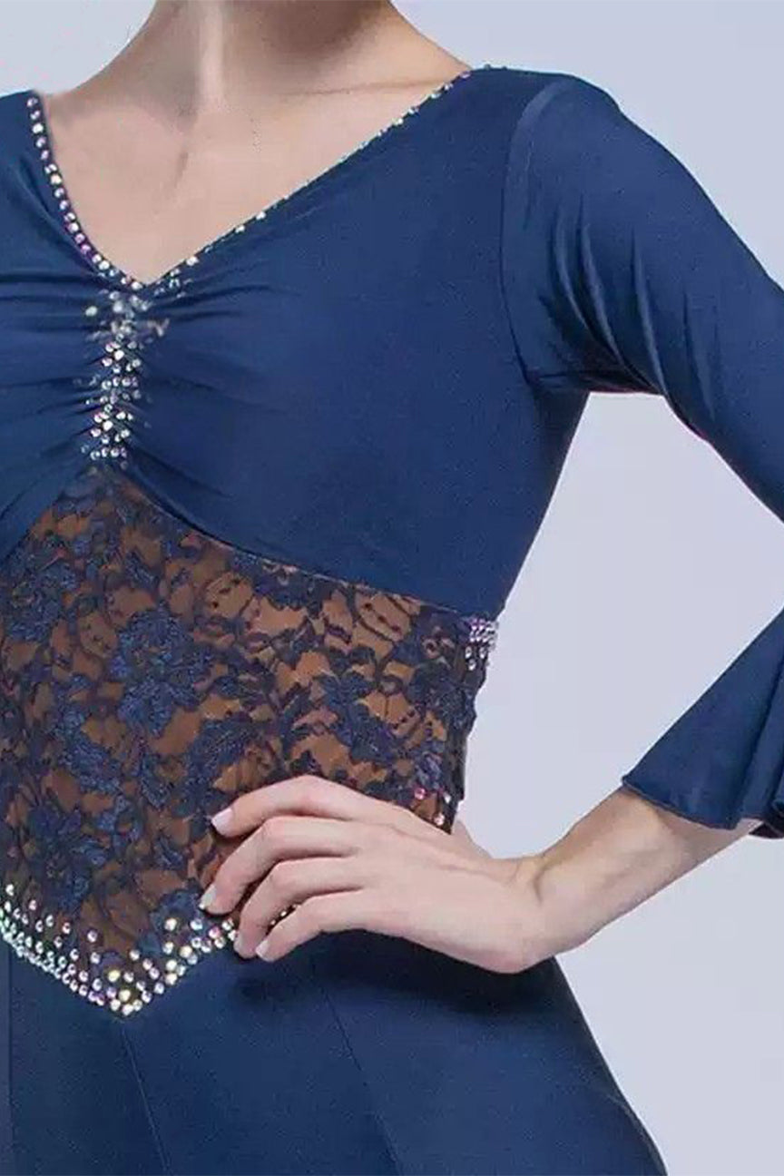 modern dance practice dress summer adult female V-neck national standard performance practice clothes big swing dress
Invoicing available image 4