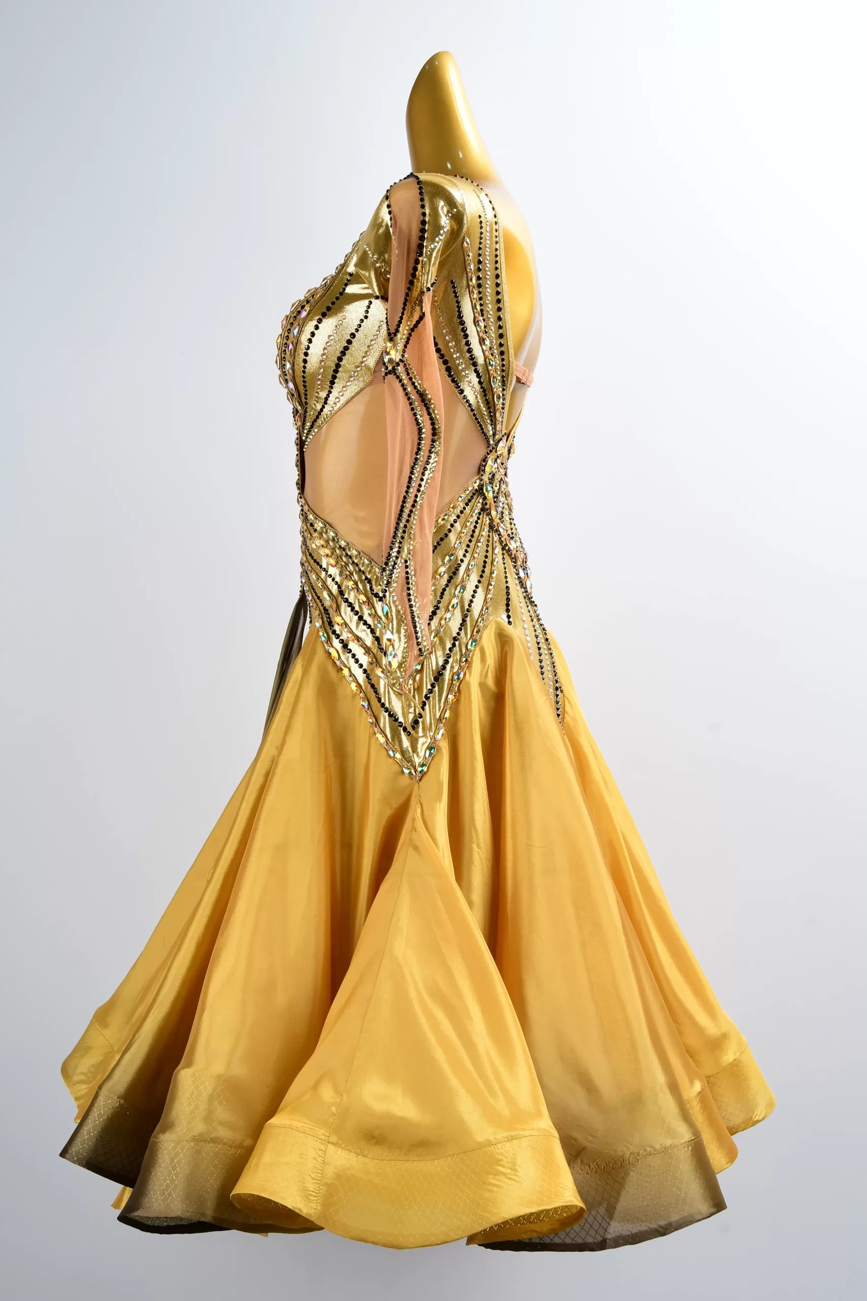 Chrisanne Fabric Blackpool Competition Ballroom Dance Dress image 2