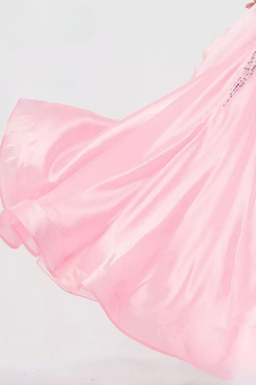 Bailebelle Fashion 24 years new national standard modern dance performance uniform ballroom dance pink image 4