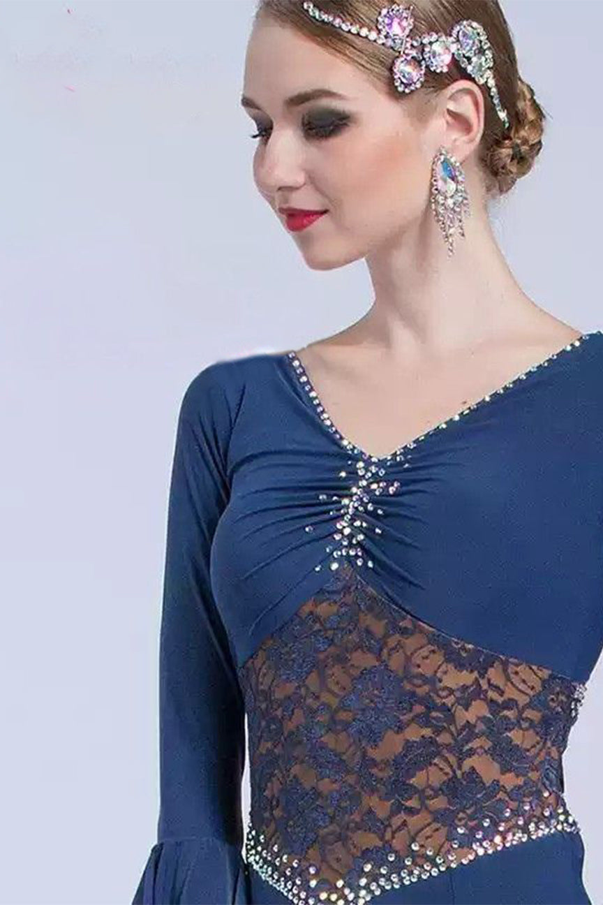 modern dance practice dress summer adult female V-neck national standard performance practice clothes big swing dress
Invoicing available image 3