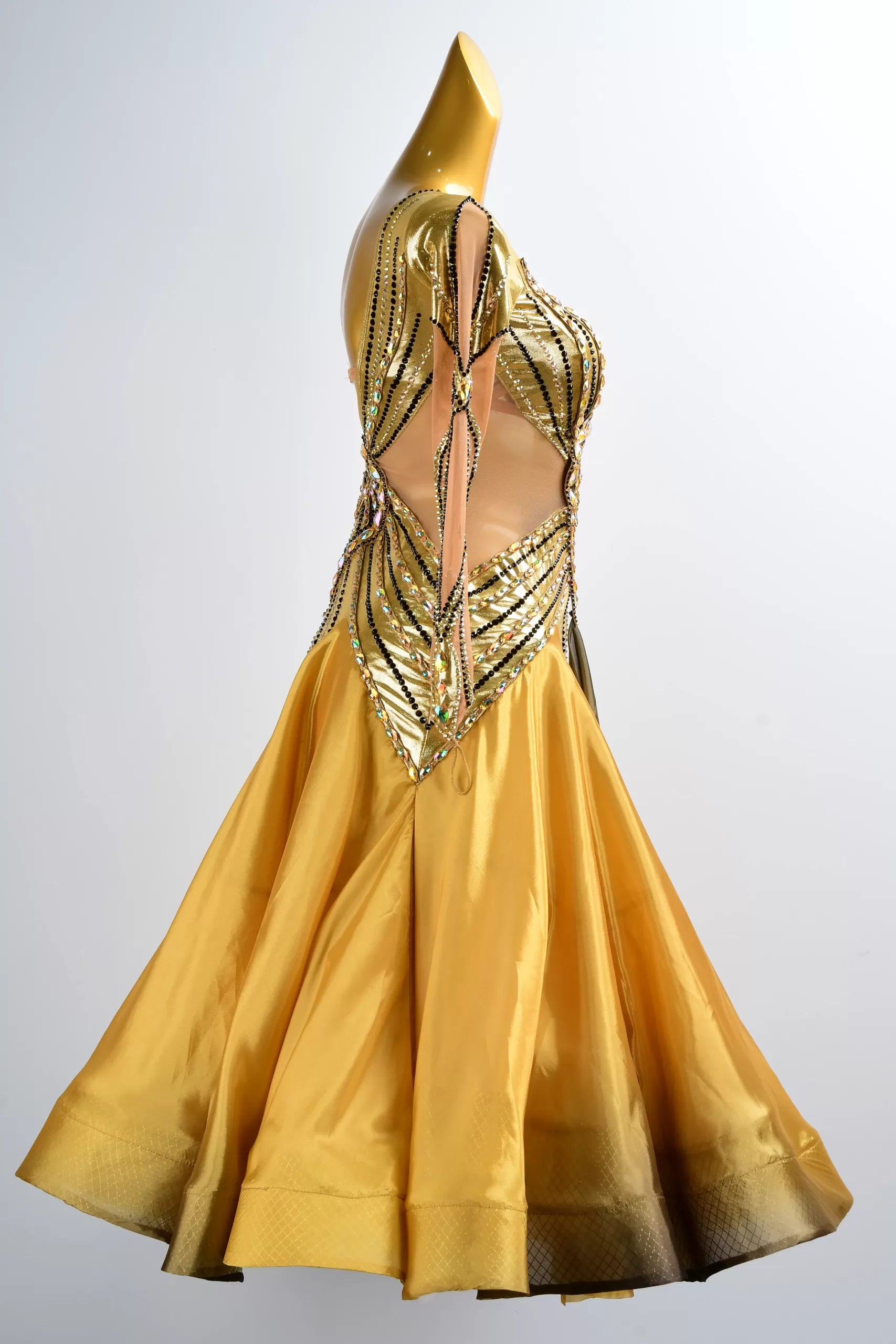Chrisanne Fabric Blackpool Competition Ballroom Dance Dress image 3