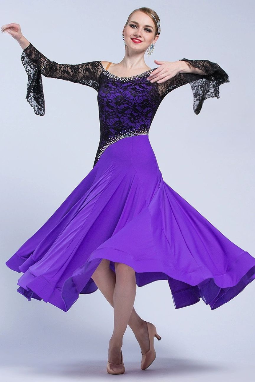 modern dance practice dress 2018 summer adult female embroidery mesh national standard performance training clothing image 0