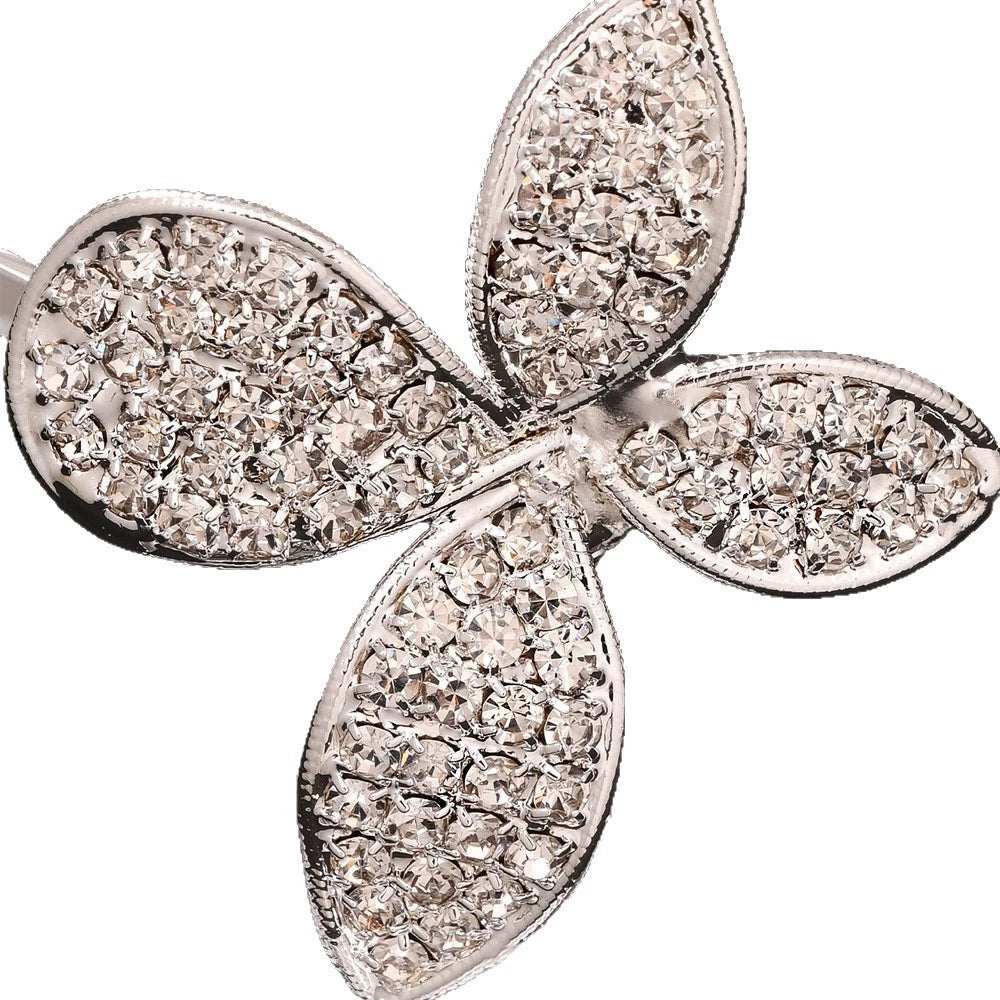 New leaf bracelet fashionable shiny rhinestone bracelet diamond temperament accessories female Bracelet