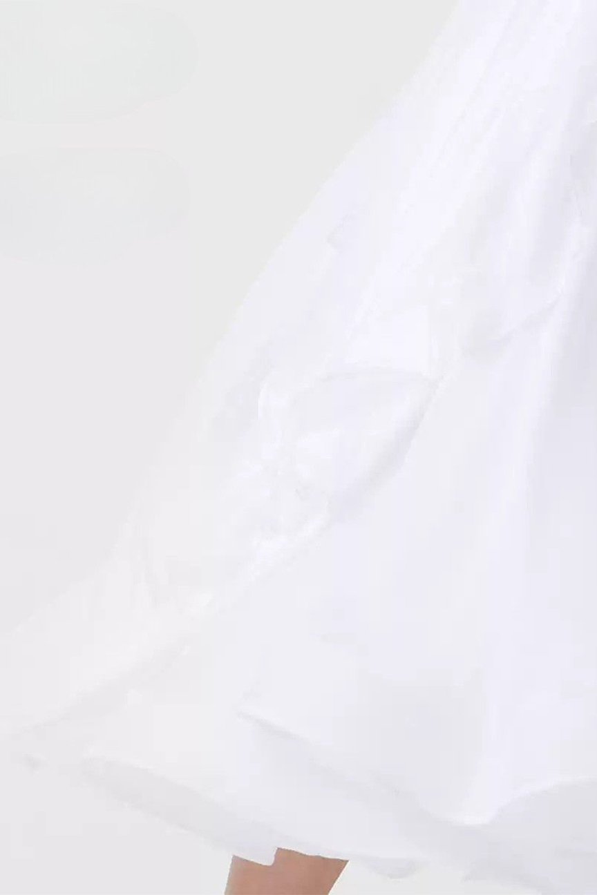 Bailebelle Fashion customized national standard modern dance performance competition costume White, Black image 3