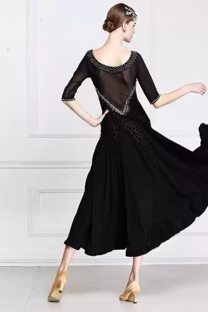 2018 new modern dance practice skirt see-through mid-sleeve dress national standard dance big swing skirt practice dance clothes
Invoicing available
¥
680 image 2