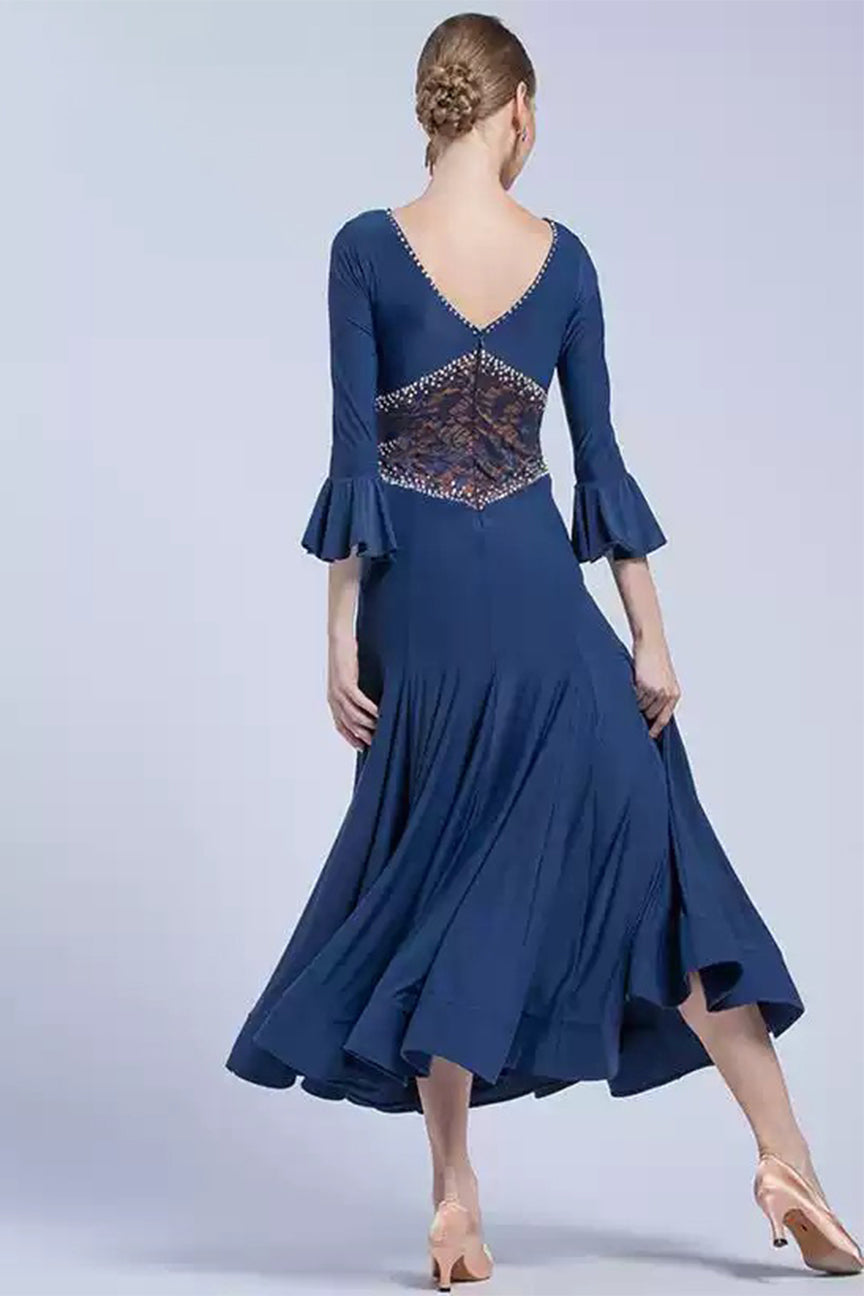 modern dance practice dress summer adult female V-neck national standard performance practice clothes big swing dress
Invoicing available image 0