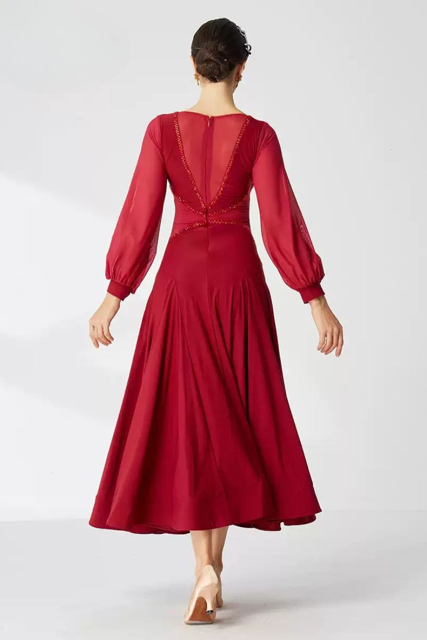 2023 new national standard modern dance costume ballroom dance waltz one-piece practice dress
Invoicing available
¥
680 image 0