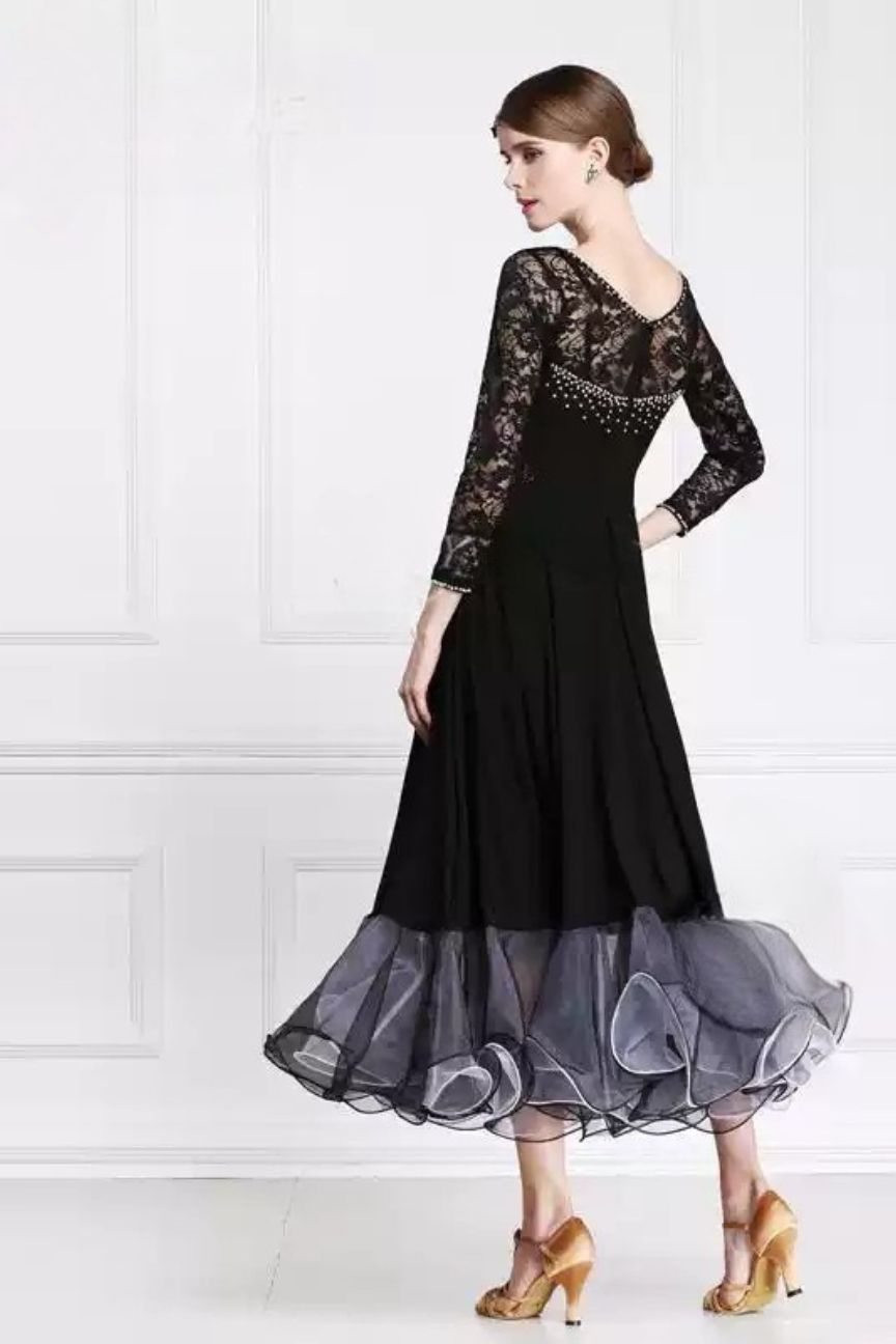 2018 new lace long-sleeved modern dance practice skirt modern dress square dance dress big swing skirt
Invoicing available
¥
680 image 3