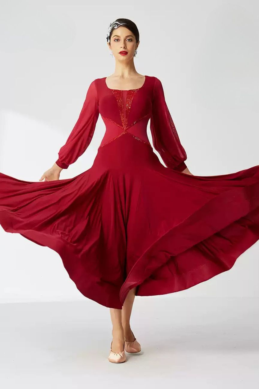 2023 new national standard modern dance costume ballroom dance waltz one-piece practice dress
Invoicing available
¥
680 image 4