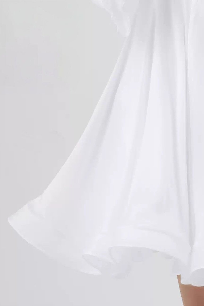 Bailebelle Fashion new pearl silk national standard modern dance performance competition costume ballroom dance dress White image 2