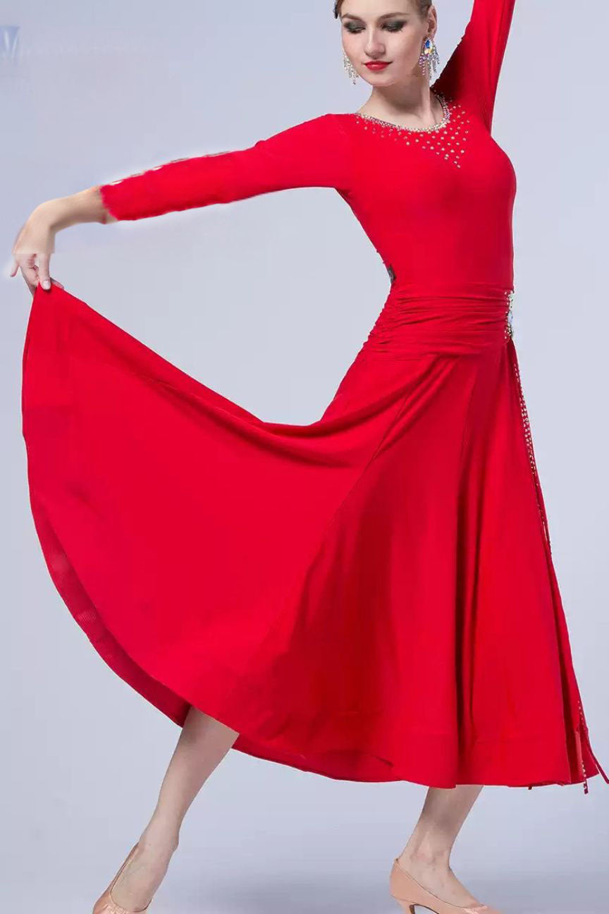 modern dance practice dress autumn adult female ballroom dance national standard performance practice clothes big swing dress
Invoicing available
¥
680 image 0