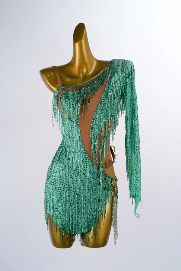 Beaded tassel dress