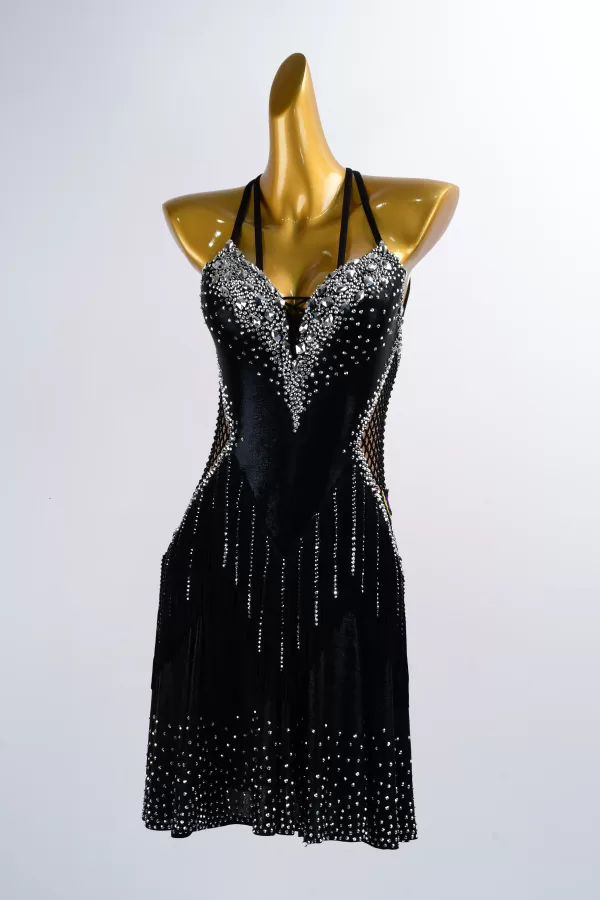 Latin fringe dresses