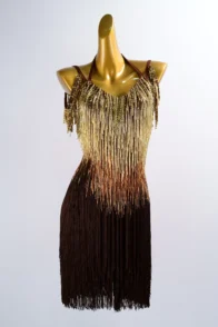 Astage Copper Delight Women Latin Dance Dress